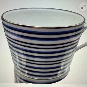 LAUREN RALPH LAUREN Regatta Stripe Breakfast Cups Set of 4 Made in Portugal